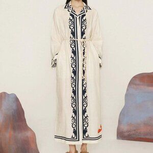 Alemais Marine Shirtdress